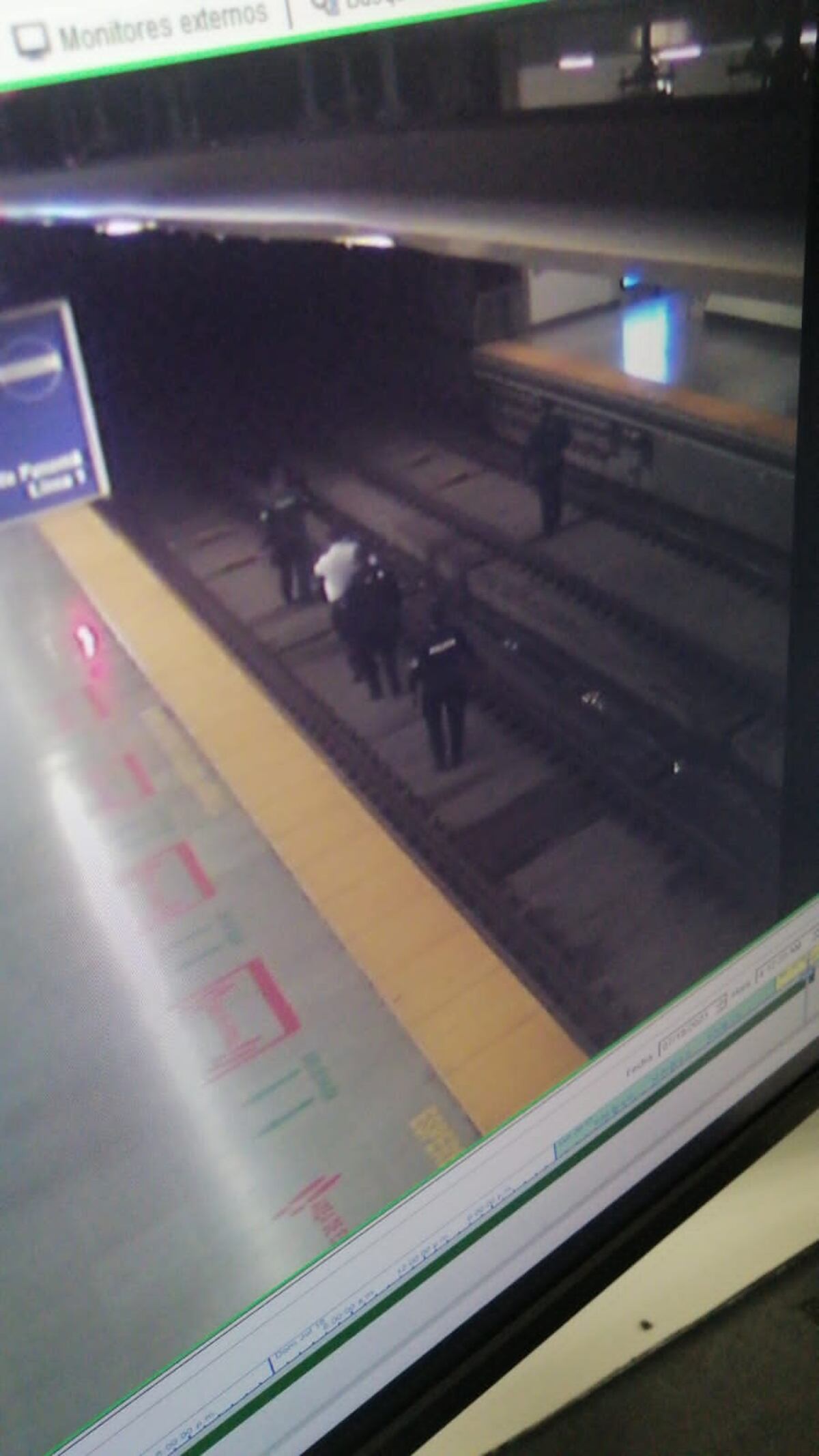 Perrito causa estragos en el metro