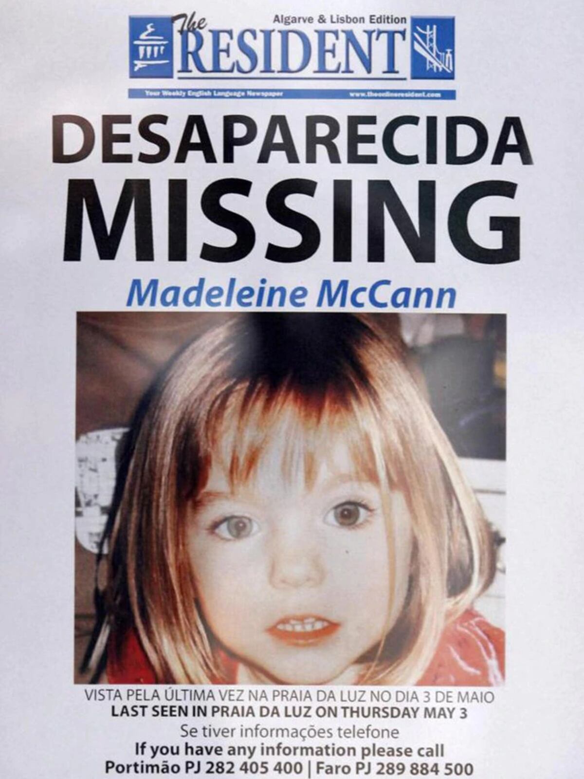 Caso Madeleine McCann: los fiscales están 100 % convencidos de quién es el asesino