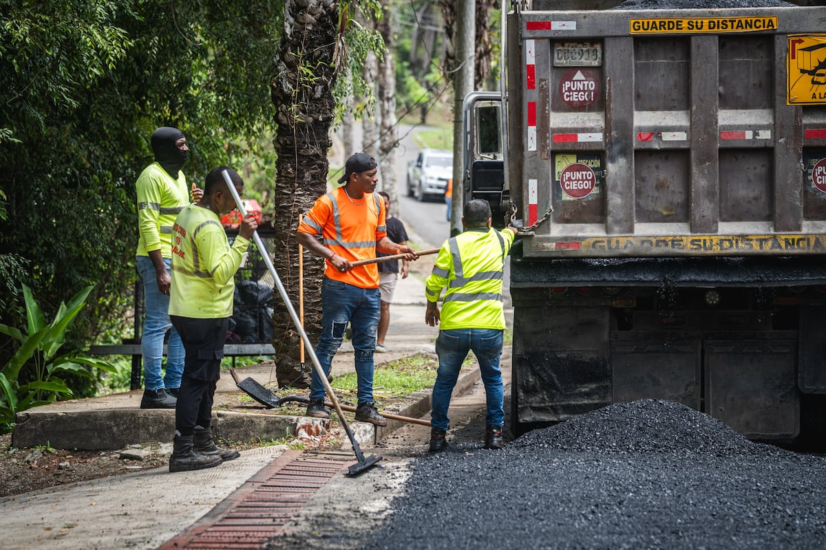 Reparan casi 3 km de la vía principal en Panamá Norte para aliviar a 5 mil vecinos